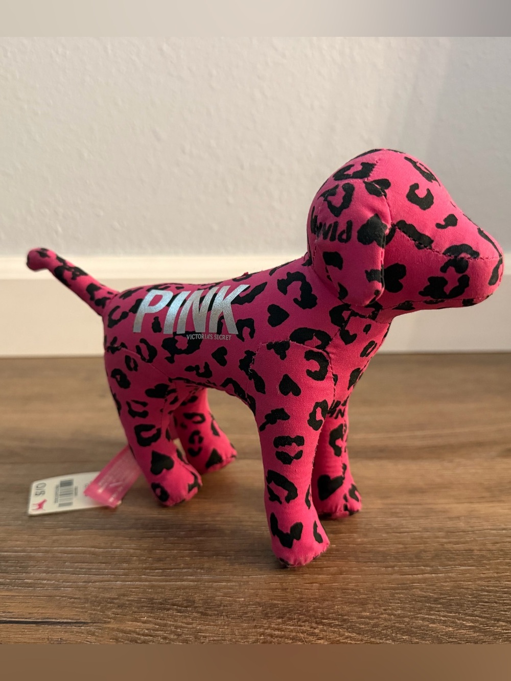 NWT Pink Victoria’s Secret Leopard Print Dog